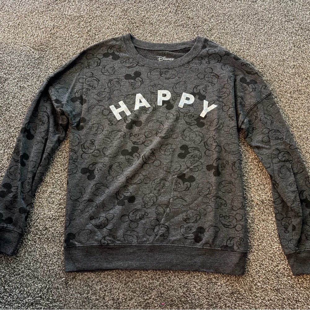 Disney Dark Gray Sweater